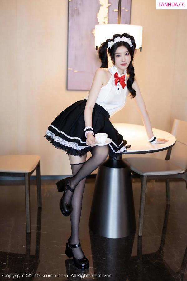 杨晨晨 sugar小甜心CC [XiuRen]高清写真图 2023.10.31 No.7590 杨晨晨Yome 黑丝美臀第10张图片